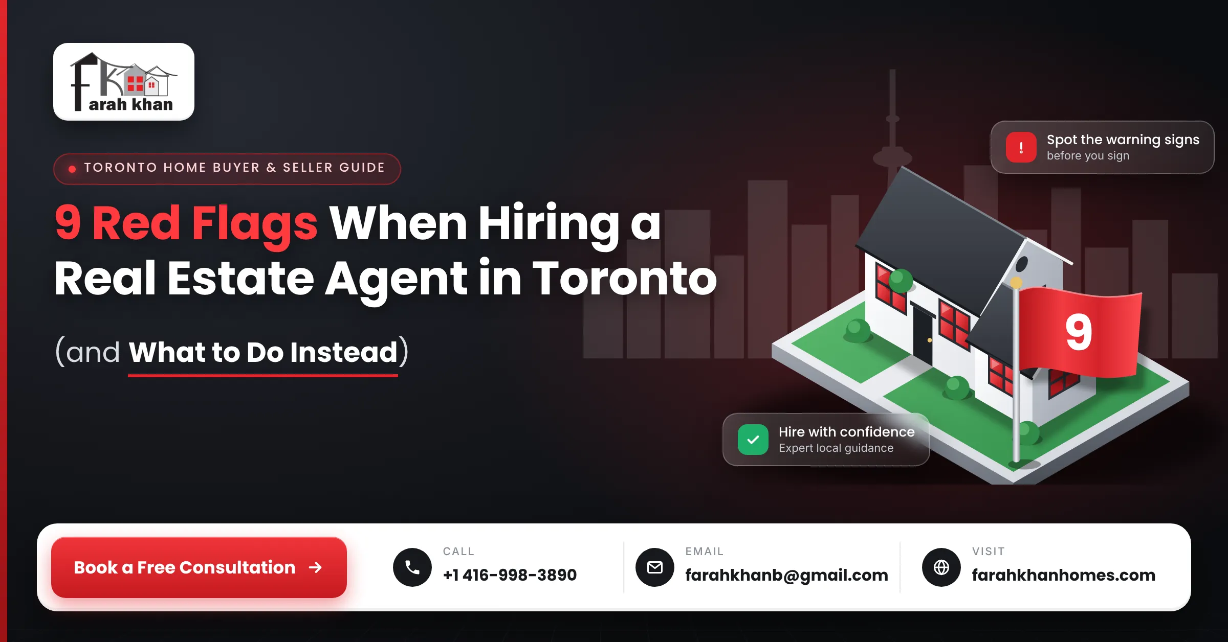 red flags when hiring a real estate agent